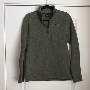 Patagonia Olive Green Fleece Pullover